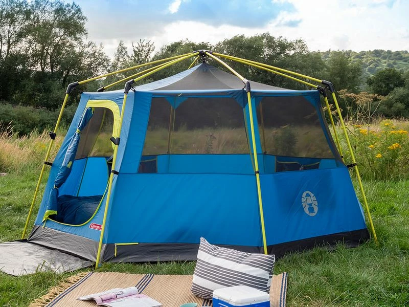 Coleman Familie Tent Octago Blue-lime 6 Coleman Familie Tent Octago Blue-lime - Afbeelding 6
