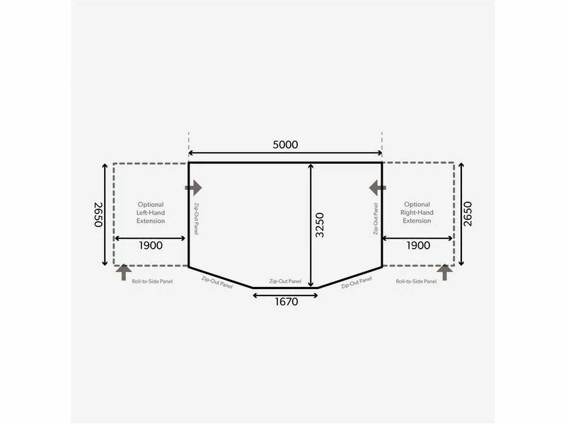 Kampa Dometic Opblaasbare Voortent Ace Air All Season 500 S 4 Kampa Dometic Opblaasbare Voortent Ace Air All Season 500 S - Afbeelding 4