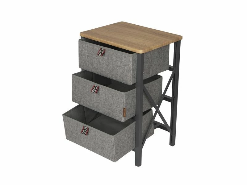 Bo-Camp - Urban Outdoor - Kast - Hamlets - 3 Laden 2 Bo-Camp - Urban Outdoor - Kast - Hamlets - 3 Laden - Afbeelding 2