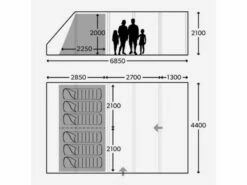 Dometic Opblaasbare Familie Tent Ftt Rarotonga 601 -Kampeeruitrusting Verkoop 2024 8 2 dometic opblaasbare familie tent ftt rarotonga 601 9120001466