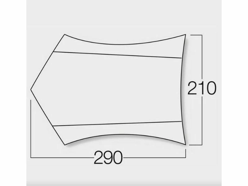 Vango Trek Tarp Groen 2 Vango Trek Tarp Groen - Afbeelding 2