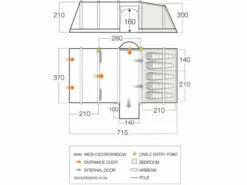 Vango Opblaasbare Tent Rome Air 550 Xl -Kampeeruitrusting Verkoop 2024 9 5 vango opblaasbare tent rome air 550 xl teqromeais0ds7e
