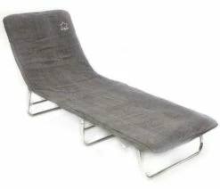 Bo Camp Badstof Stoelhoes Gepolsterd Xl Grijs