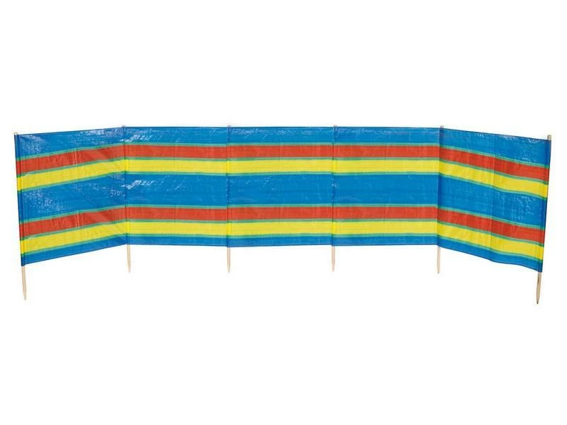 Bo-Camp Strandwindscherm 5-Vaks 4,6x0,9 Meter 1 Bo-Camp Strandwindscherm 5-Vaks 4,6x0,9 Meter