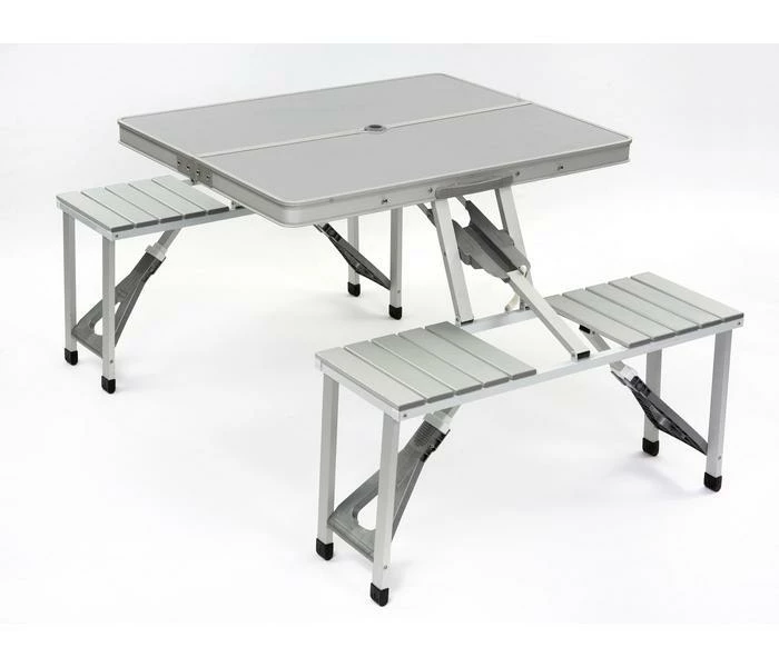 Bo Camp Kampeer- Picknicktafel Family Tafel Aluminium 1 Bo Camp Kampeer- Picknicktafel Family Tafel Aluminium