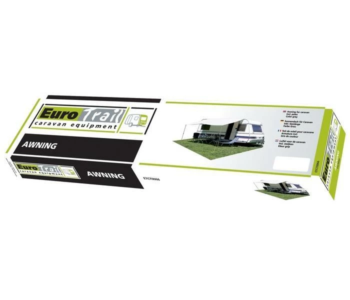 Eurotrail Caravan Dakluifel Grijs 2 Eurotrail Caravan Dakluifel Grijs - Afbeelding 2
