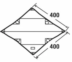 High Peak Tarp 2 -Kampeeruitrusting Verkoop 2024 high peak tarp 2 afmeting 10033 2