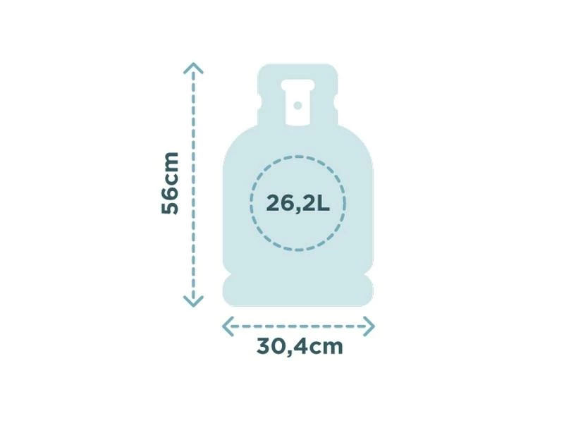 Primagaz 10,5 Kilogram Stalen Gasfles 2 Primagaz 10,5 Kilogram Stalen Gasfles - Afbeelding 2