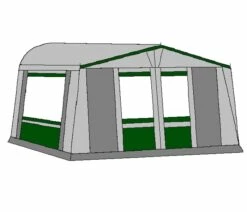 Te Velde Voortent De Vaart Lux 240 Cm Groen