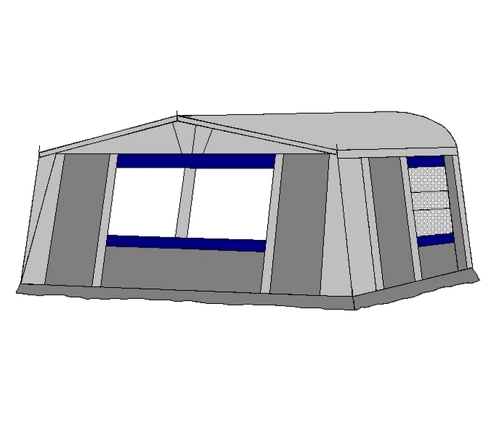 Te Velde Voortent De Vaart Standaard 240 Cm 1 Te Velde Voortent De Vaart Standaard 240 Cm