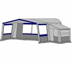 Te Velde Voortent De Vaart Standaard 240 Cm 7 Te Velde Voortent De Vaart Standaard 240 Cm -Kampeeruitrusting Verkoop 2024 te velde voortenten met uitbouw en luifel de vaart standaard blauw3