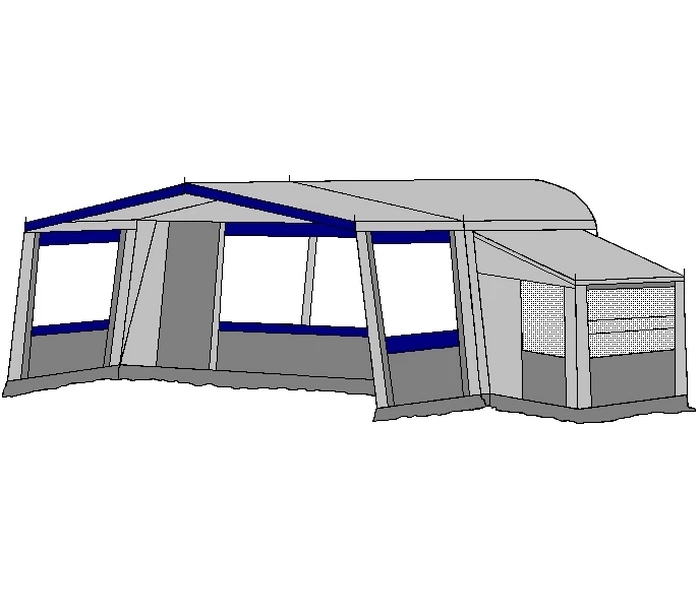 Te Velde Voortent De Vaart Standaard 310 Cm. 3 Te Velde Voortent De Vaart Standaard 310 Cm. - Afbeelding 3