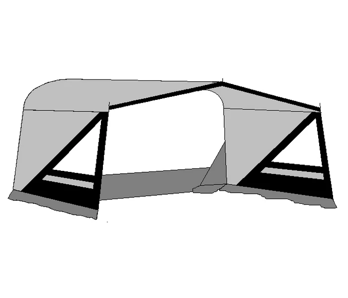 Te Velde Luifel Tarik 220 Cm Antraciet 1 Te Velde Luifel Tarik 220 Cm Antraciet
